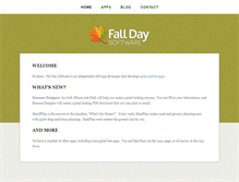 Tablet Screenshot of falldaysoftware.com